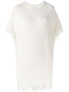 By Malene Birger 'elasia' Fringed Bouclé Top - White