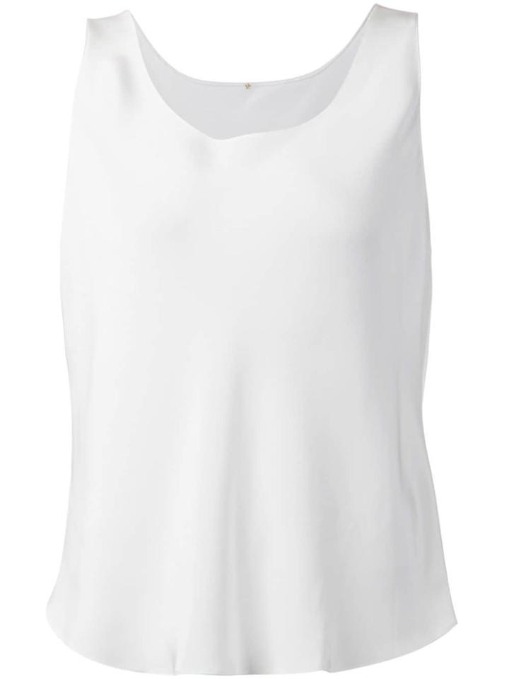 Peter Cohen Scoop Neck Top - White