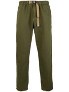 White Sand Tapered Cropped Trousers - Green