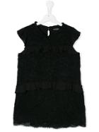 Monnalisa Jakioo Cap Sleeve Blouse - Black