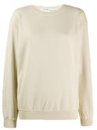 Off-white Arrow Logo Embossed Sweatshirt - Neutrals