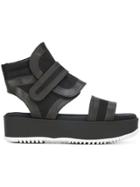 Marni Cut Out Ankle Boot Sandals - Black