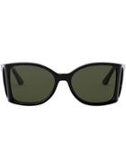 Persol Oversized Frame Sunglasses - Black