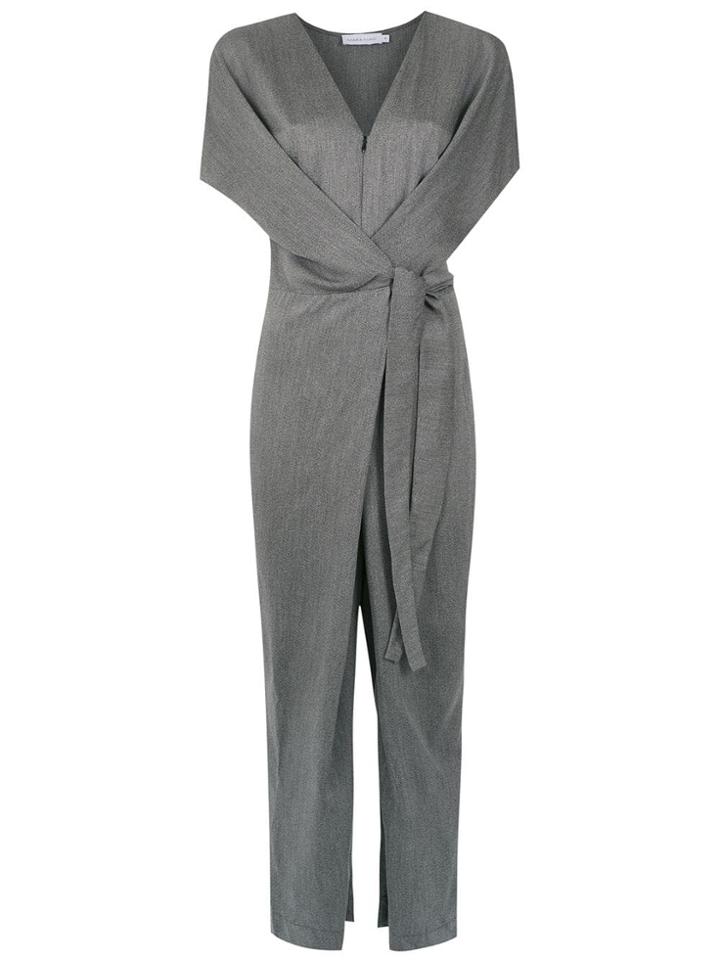 Mara Mac Belted Jumpsuit - Grey