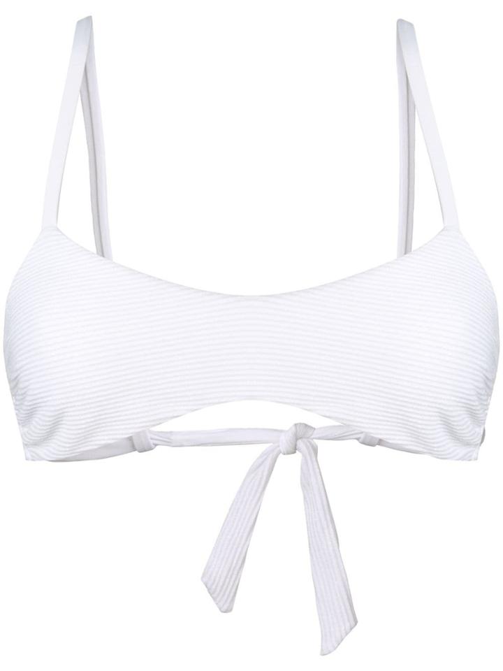 Fisico Bralette Bikini Top - White