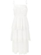 Zimmermann - Meridian Circle Lace Dress - Women - Silk/cotton/polyester - 0, White, Silk/cotton/polyester