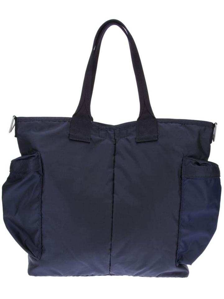 Porter Side Pocket Shoulder Bag, Men's, Blue, Nylon