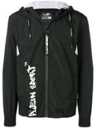 Plein Sport Hooded Lightweight Jacket - Black