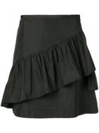 See By Chloé Ruffle Detailed Mini Skirt - Black