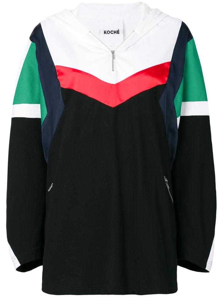 Koché Colour Block Hoodie - Multicolour