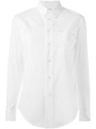 Palm Angels Logo Print Shirt, Women's, Size: S, White, Cotton