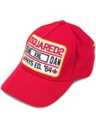 Dsquared2 - Phys Ed Embroidered Baseball Cap - Men - Cotton - One Size, Red, Cotton