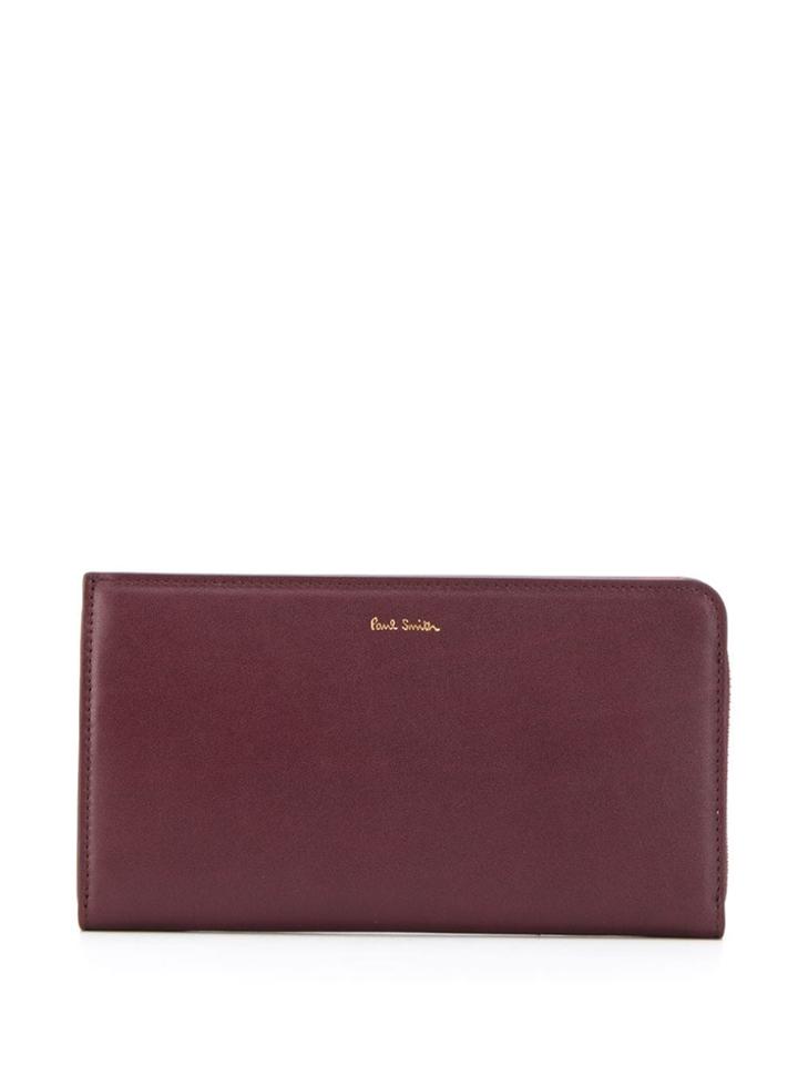 Paul Smith Logo Stamp Purse - Red