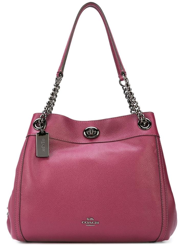 Coach Edie Shoulder Bag - Red