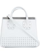 Thomas Wylde Studded Tote, Women's, White, Calf Leather