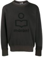 Isabel Marant Textured Logo Sweatshirt - Black