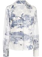 Chloé Willow Print Shirt - White