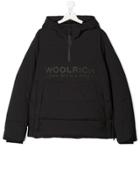 Woolrich Kids Teen Padded Hooded Coat - Black