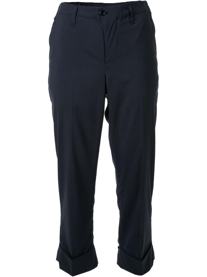 Julien David Cropped Tailored Pants