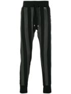 Unconditional Striped Slim Fit Pants - Black