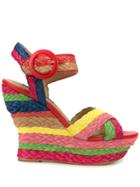 Alice+olivia Woven Rainbow Espadrilles - Pink