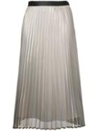 Guild Prime Pleated Midi Skirt, Women's, Size: 36, Grey, Polyester