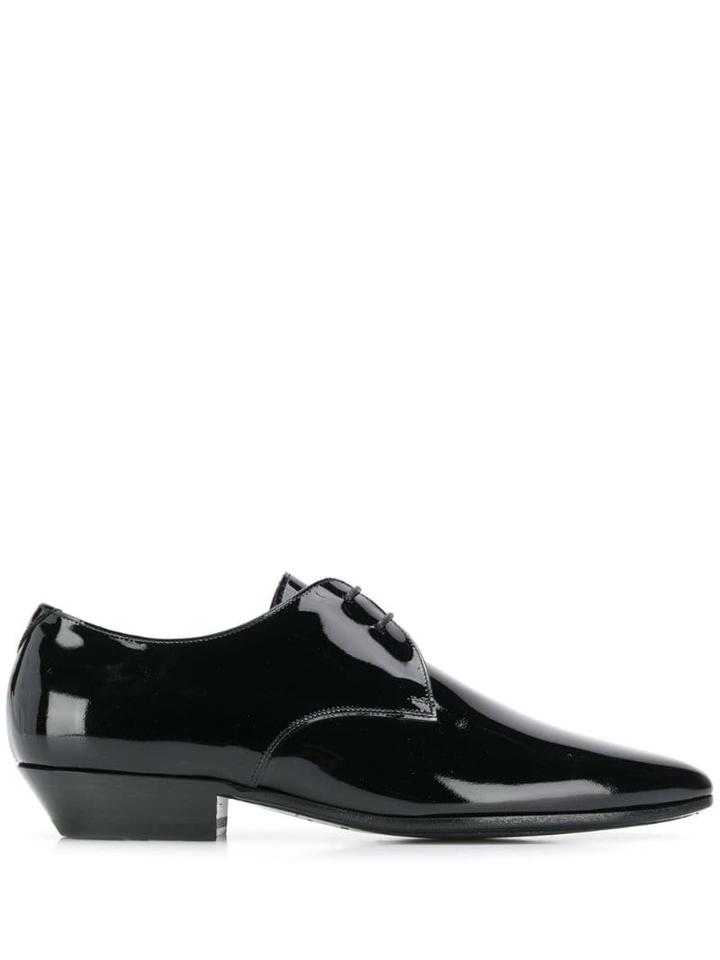 Saint Laurent Jonas Patent Brogues - Black