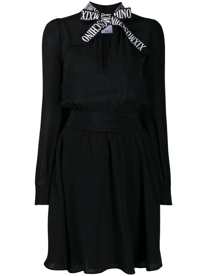 Moschino Pussy Bow Dress - Black