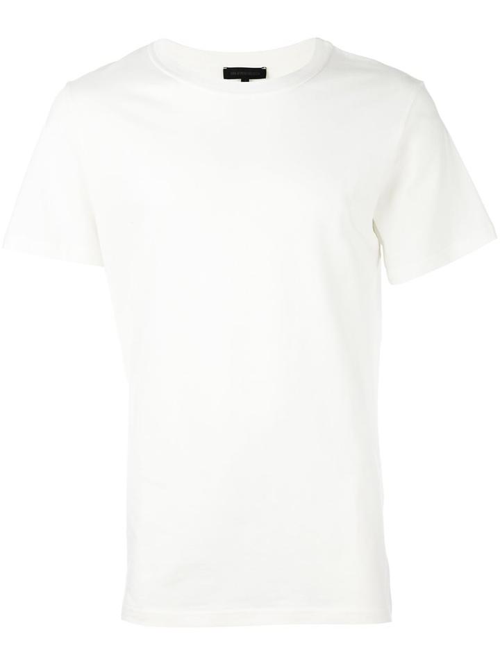 Ann Demeulemeester Grise Floral Back Print T-shirt, Men's, Size: Large, White, Cotton/cashmere