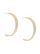Maya Magal Sequence Hoop Earrings - Metallic