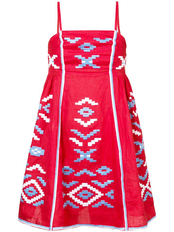 March 11 Embroidered Mini Dress