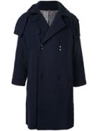 Indice Studio Double-breasted Trenchcoat - Blue