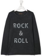 Zadig & Voltaire Kids Kita Graphic Long-sleeve Top - Grey