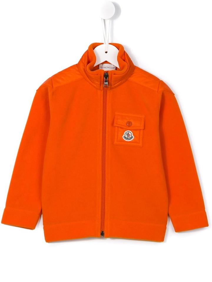 Moncler Kids Fleece Jacket, Toddler Boy's, Size: 4 Yrs, Yellow/orange