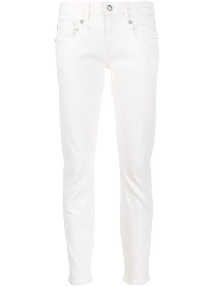 R13 Skinny Boyfriend Jeans - White