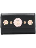 Salvatore Ferragamo Flower Plaque Key Holder - Black