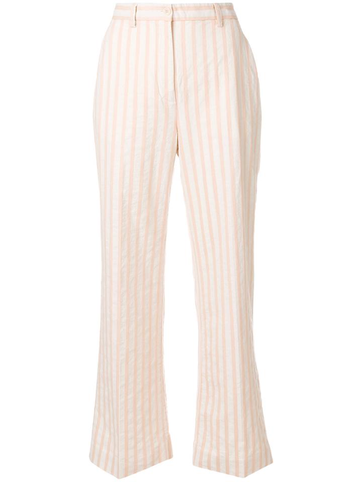 Aspesi Striped Trousers - Nude & Neutrals