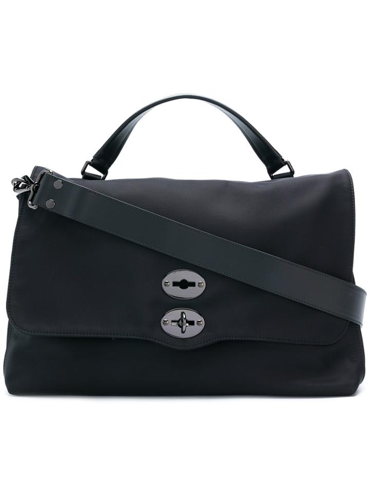 Zanellato Oversized Shell Tote - Black
