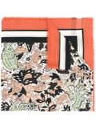 Burberry Floral Print Scarf - Multicolour