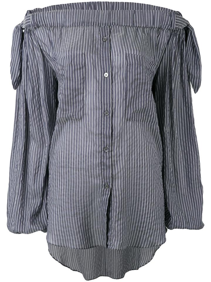 Faith Connexion - Off-the-shoulder Blouse - Women - Silk - M, White, Silk