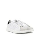 Philippe Model Kids Low Lace-up Sneakers - White