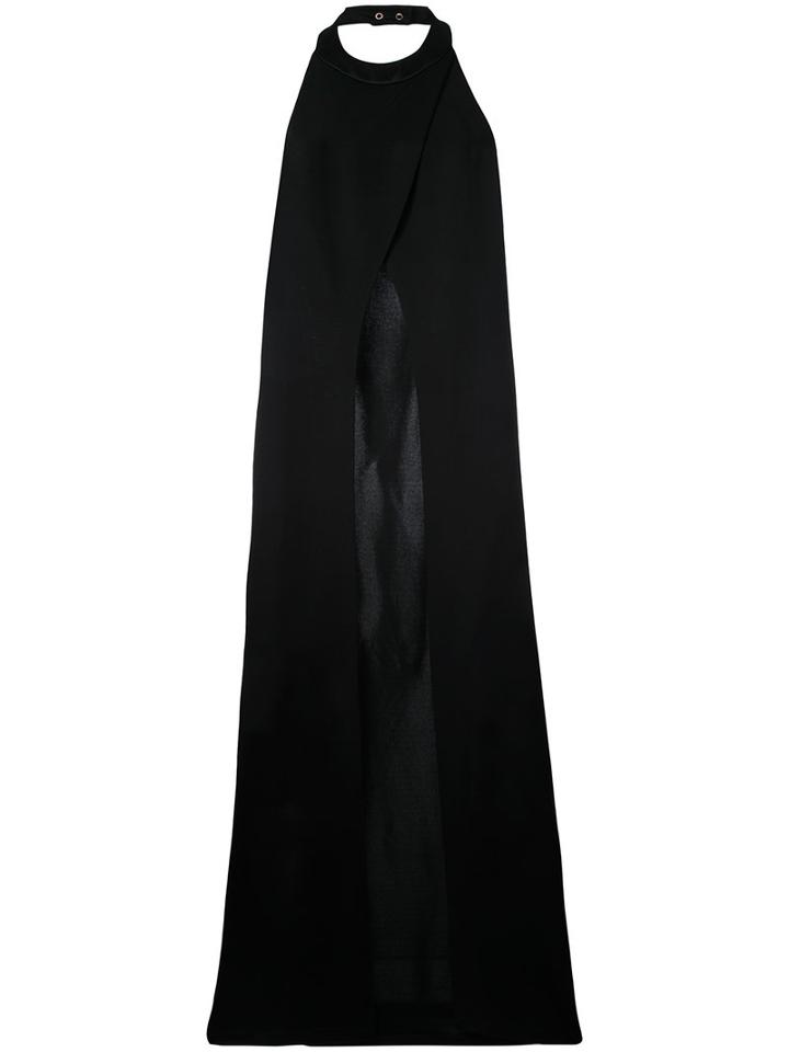 Balmain Open-front Cape Top, Women's, Size: 38, Black, Polyamide/spandex/elastane/viscose