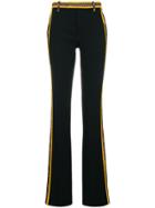 Etro Side Stripe Boot-cut Trousers - Black