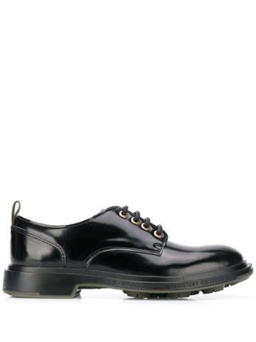 Pezzol 1951 Patent Derby Shoes - Black