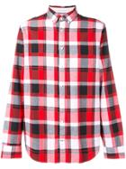 Tommy Hilfiger Plaid Button Down Shirt - Red