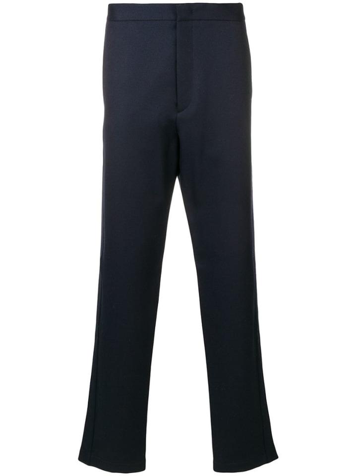Jil Sander Mid-rise Tailored Trousers - Blue