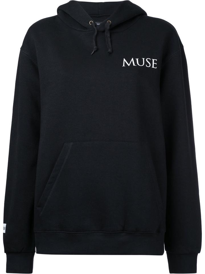 Premier Amour - Muse Hoodie - Women - Cotton/polyester - L, Black, Cotton/polyester