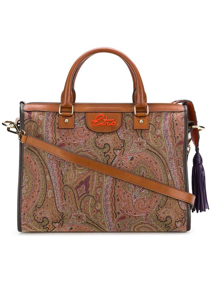 Etro Etro 1h9958092 600 Cotton/polyester/polyester - Brown