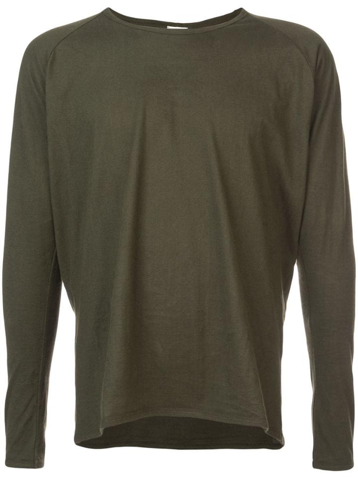 Jan Jan Van Essche Plain Long-sleeve T-shirt - Green