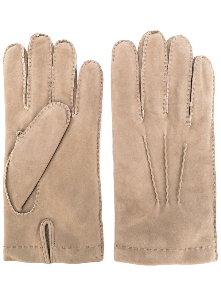 Eleventy - Casual Gloves - Men - Sheep Skin/shearling - Xl, Nude/neutrals, Sheep Skin/shearling